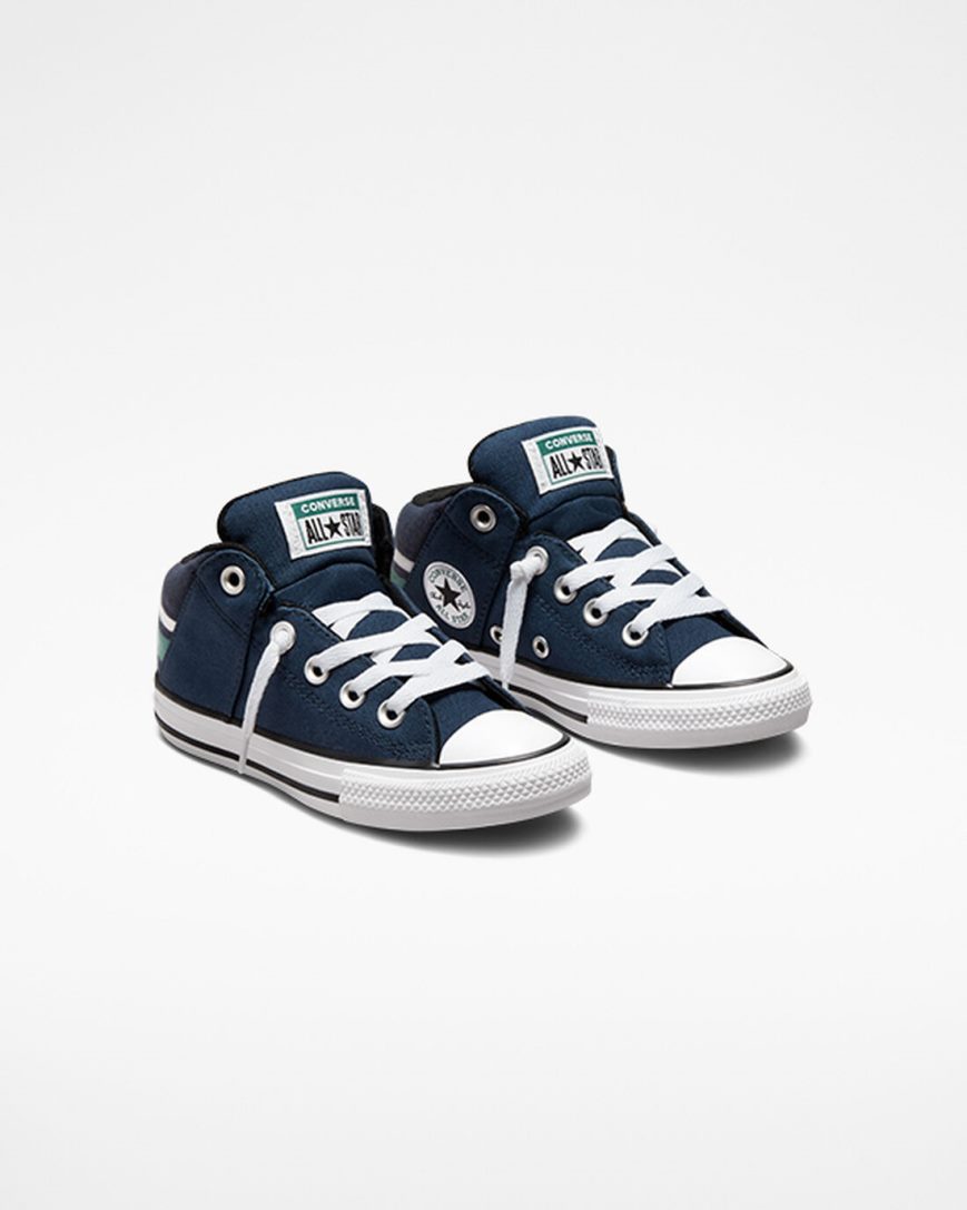 Tenisi Inalti Baieti Converse Chuck Taylor All Star Axel Varsity Club Bleumarin Albi | RO DWCHQ897